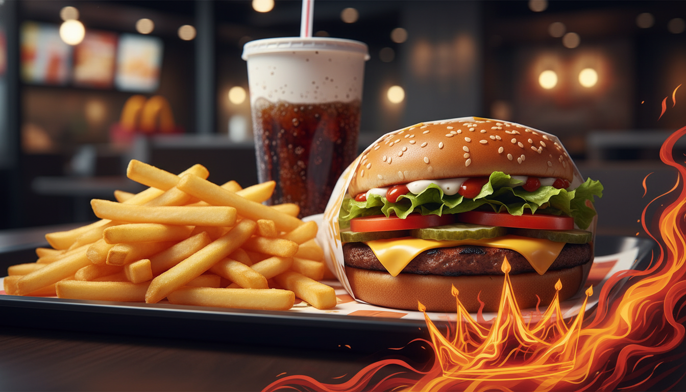 バーガーキングのカロリーは確かに高め