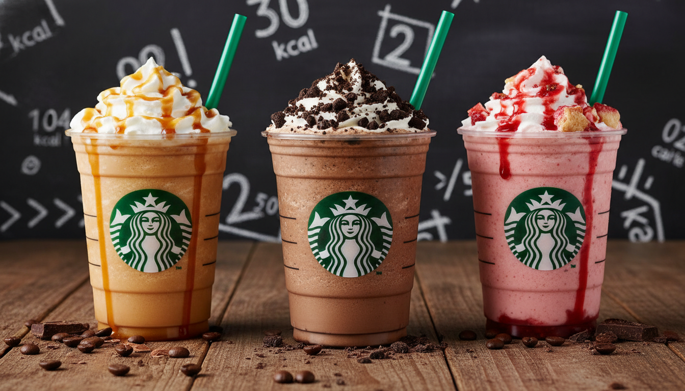 スタバのフラペチーノはカロリーが高め！最高値は440kcal