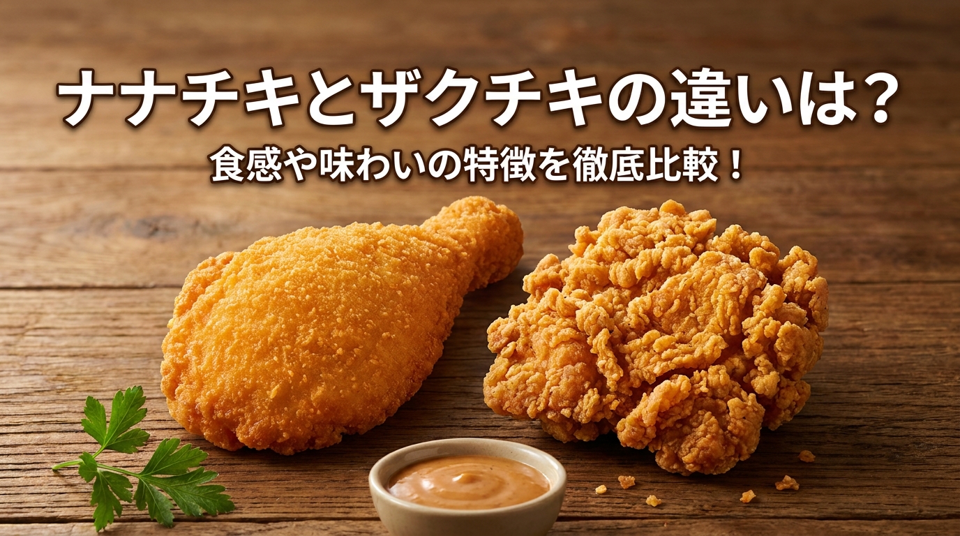 ナナチキとザクチキの違いは？食感や味わいの特徴を徹底比較！