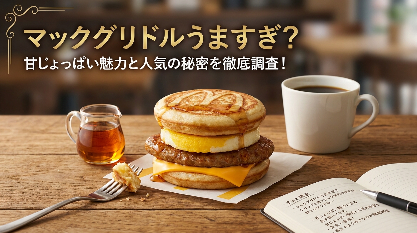 マックグリドルうますぎ？甘じょっぱい魅力と人気の秘密を徹底調査！