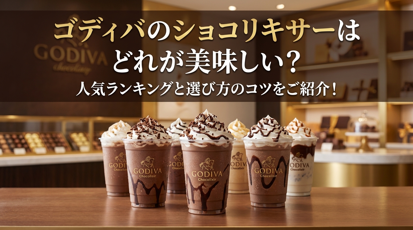 ゴディバのショコリキサーはどれが美味しい?人気ランキングと選び方のコツをご紹介!