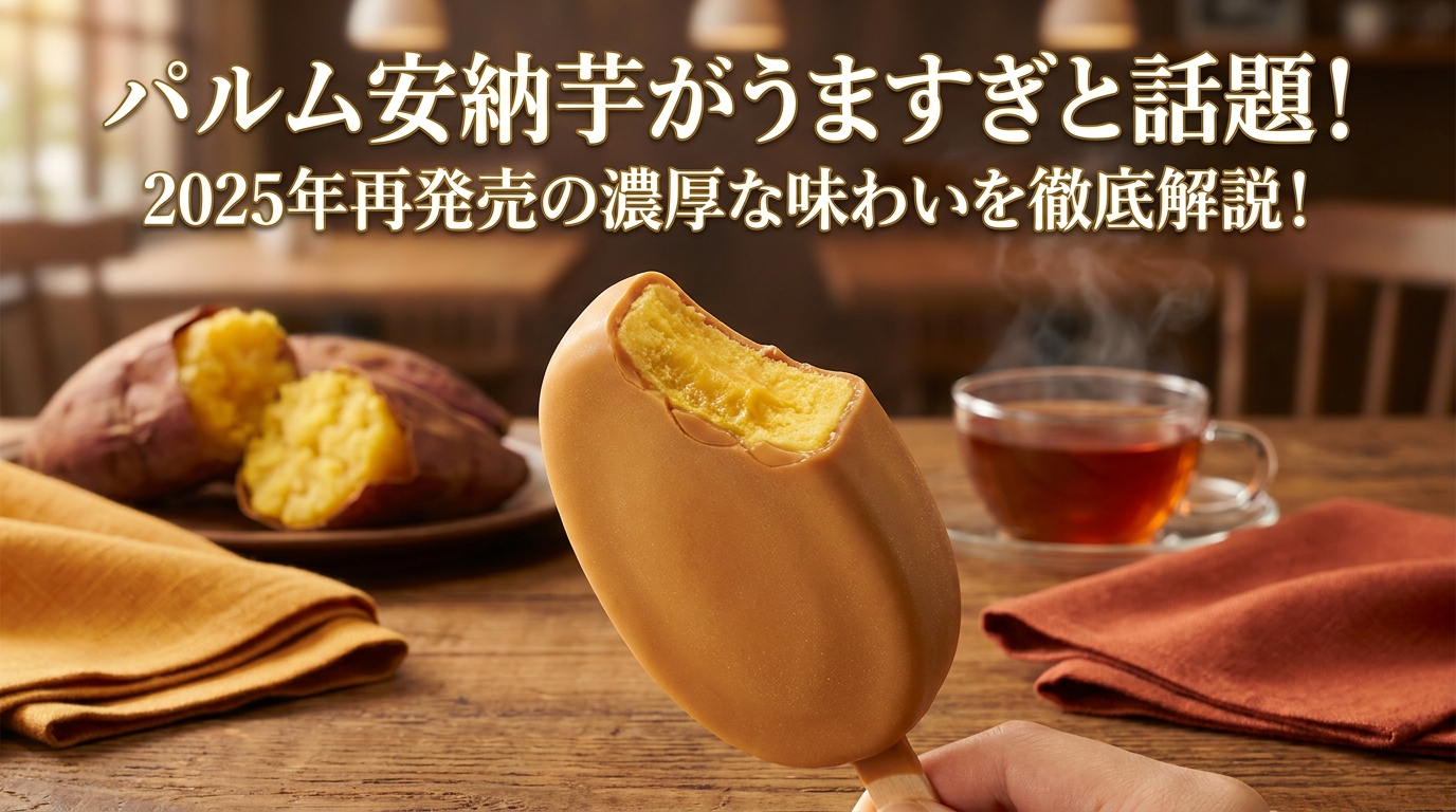 パルム安納芋がうますぎと話題!2025年再発売の濃厚な味わいを徹底解説!