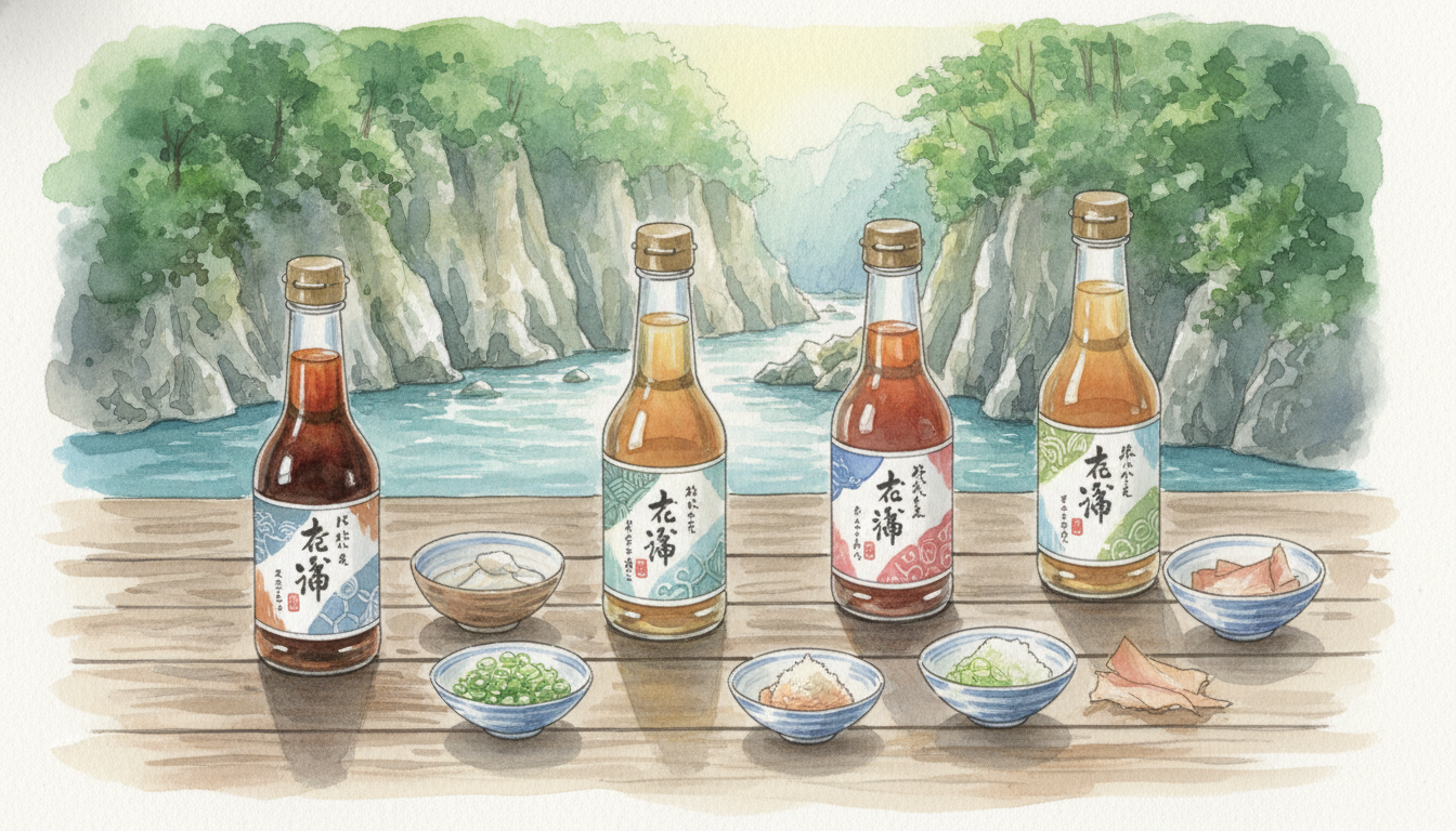 高千穂峡つゆで一番人気は「かつお味うまくち」