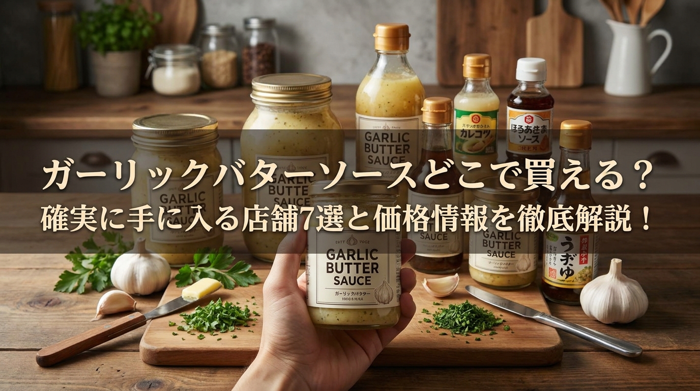 ガーリックバターソースどこで買える？確実に手に入る店舗7選と価格情報を徹底解説！