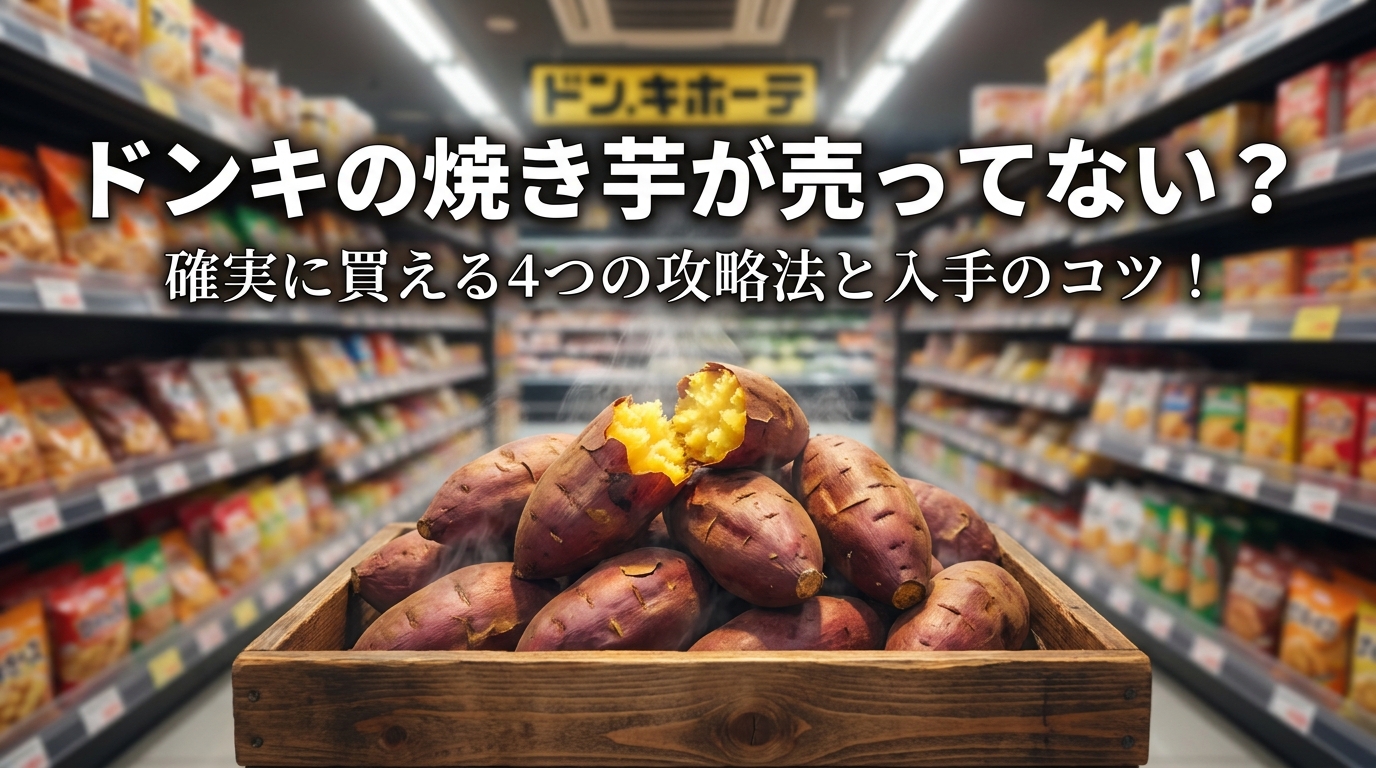 ドンキの焼き芋が売ってない？確実に買える4つの攻略法と入手のコツ！