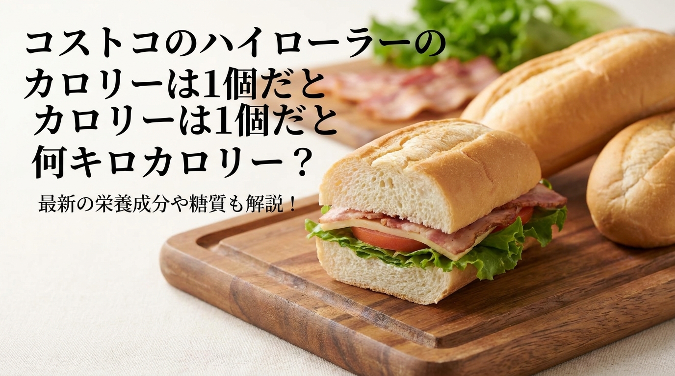 コストコのハイローラーのカロリーは1個だと何キロカロリー?最新の栄養成分や糖質も解説!
