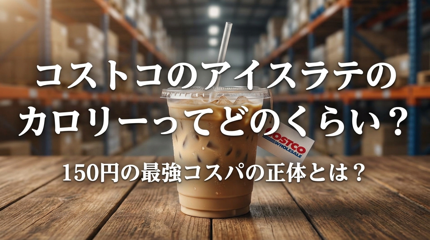 コストコのアイスラテのカロリーってどのくらい?150円の最強コスパの正体とは?