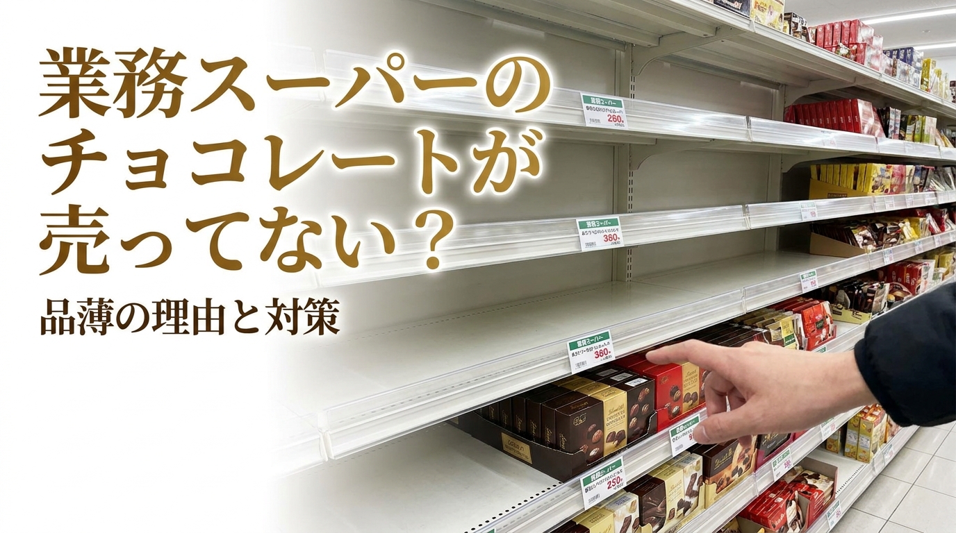 業務スーパーのチョコレートが売ってない？品薄の理由と確実に手に入れる方法を解説！