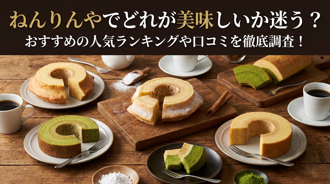 ねんりんやでどれが美味しいか迷う？おすすめの人気ランキングや口コミを徹底調査！