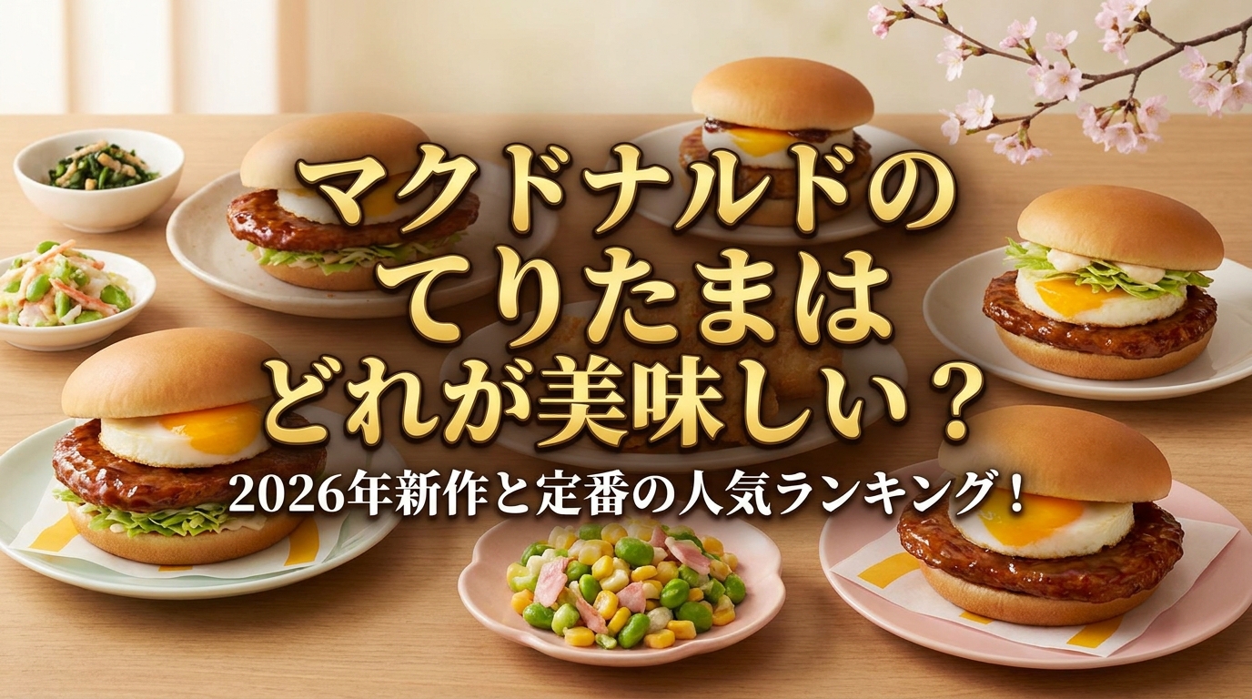 マクドナルドのてりたまはどれが美味しい?2026年新作と定番の人気ランキング!
