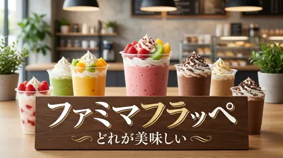 ファミマフラッペはどれが美味しい？人気おすすめ5選と失敗しない選び方