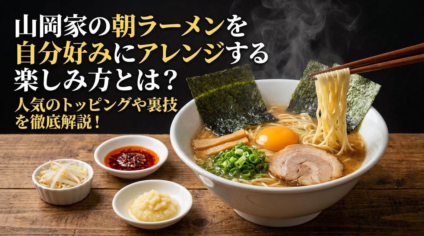 山岡家の朝ラーメンを自分好みにアレンジする楽しみ方とは?人気のトッピングや裏技を徹底解説!