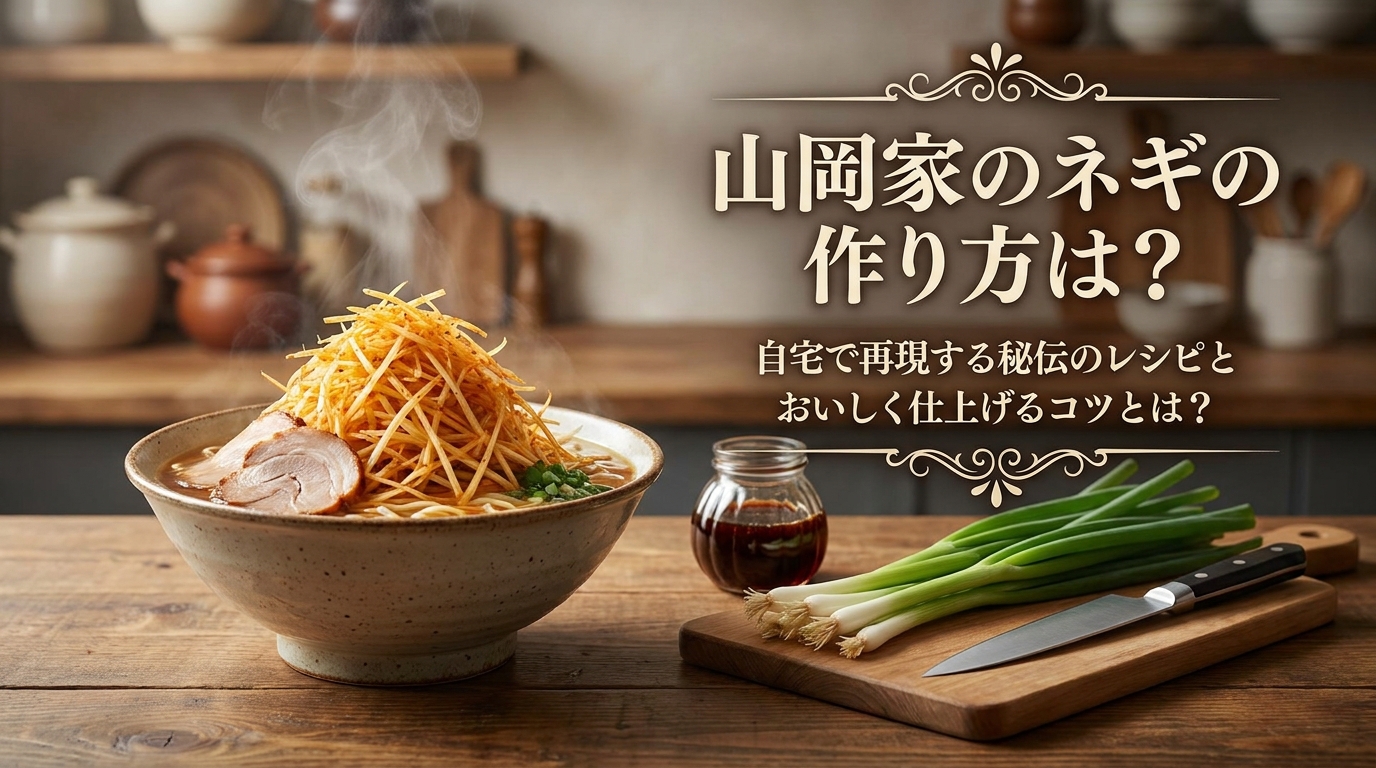 山岡家のネギの作り方は？自宅で再現する秘伝のレシピとおいしく仕上げるコツとは？