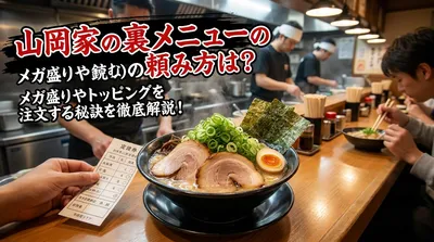 山岡家の裏メニューの頼み方は？メガ盛りやトッピングを注文する秘訣を徹底解説！
