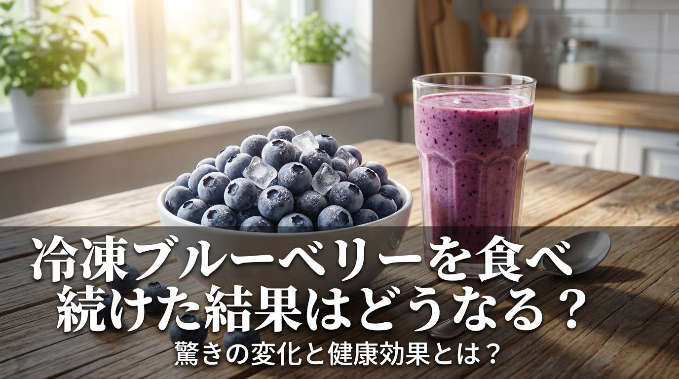 冷凍ブルーベリーを食べ続けた結果はどうなる？驚きの変化と健康効果とは？