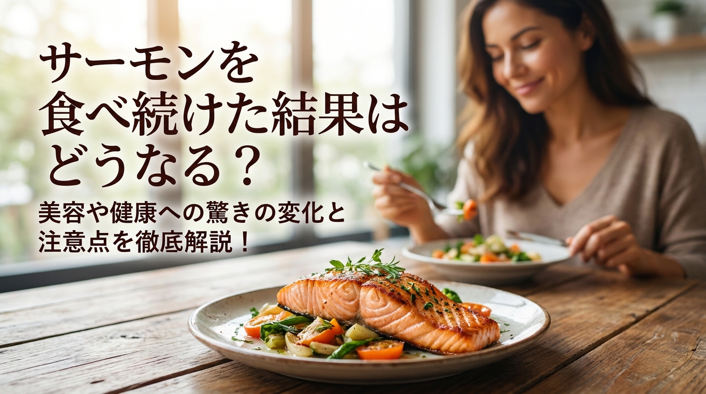 サーモンを食べ続けた結果はどうなる?美容や健康への驚きの変化と注意点を徹底解説!