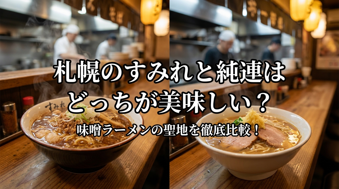 札幌のすみれと純連はどっちが美味しい？味噌ラーメンの聖地を徹底比較！