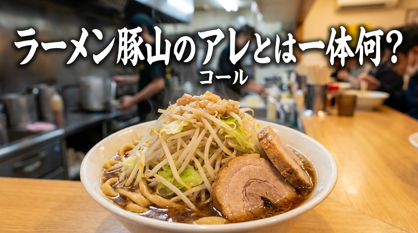 ラーメン豚山のアレとは一体何?コールの方法や日替わりトッピングの正体を徹底解説!