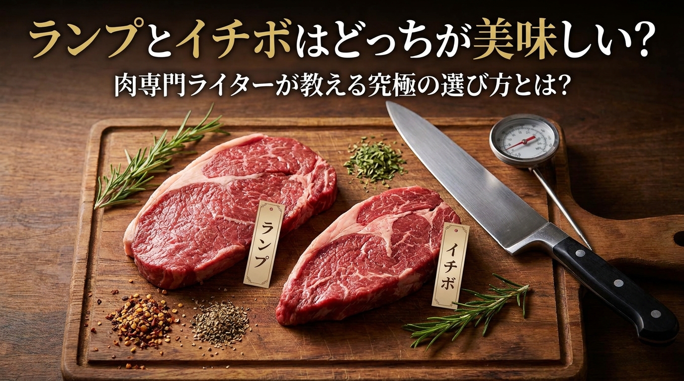 ランプとイチボはどっちが美味しい？肉専門ライターが教える究極の選び方とは？