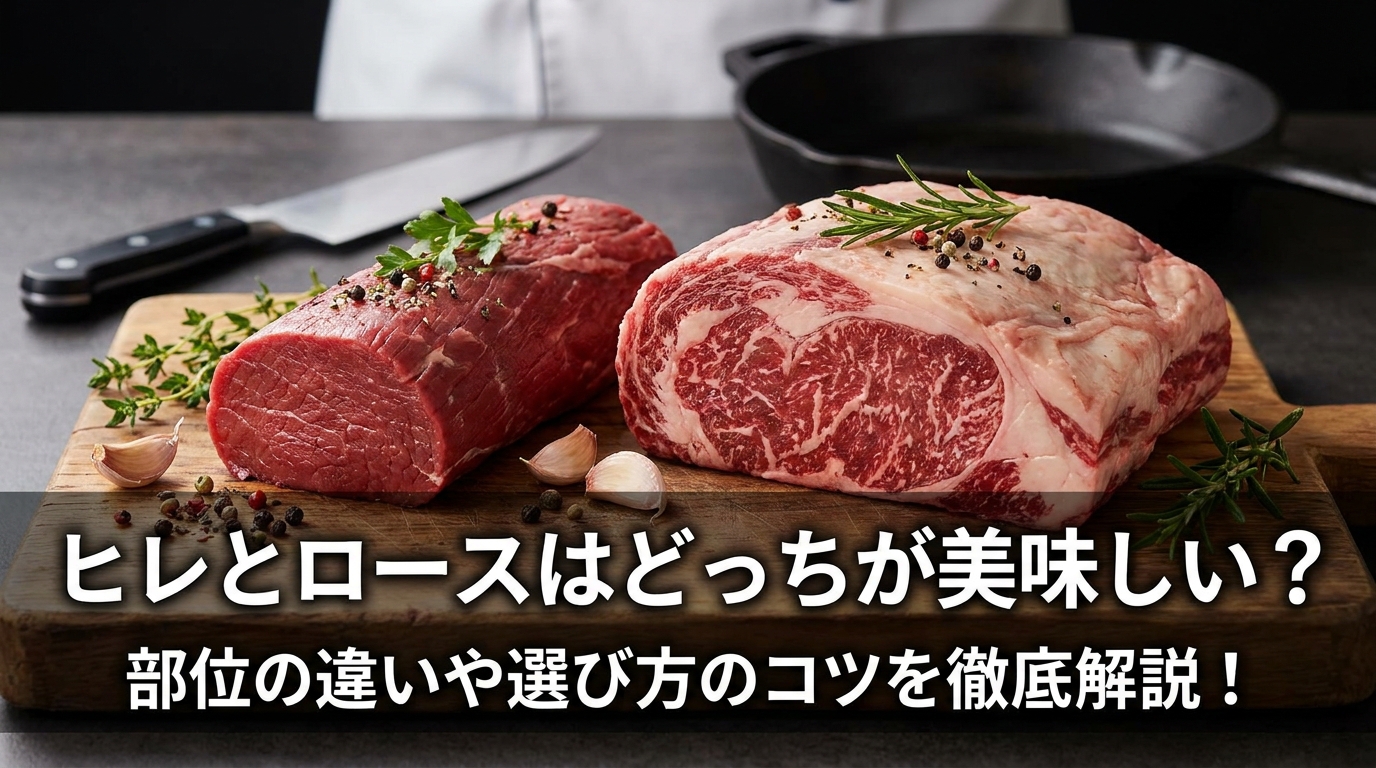 ヒレとロースはどっちが美味しい?部位の違いや選び方のコツを徹底解説!