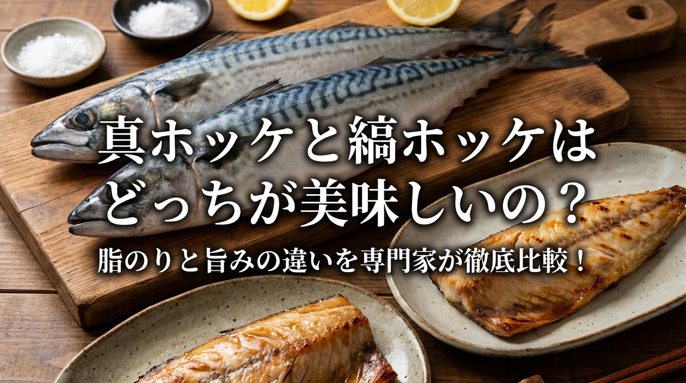 真ホッケと縞ホッケはどっちが美味しいの?脂のりと旨みの違いを専門家が徹底比較!
