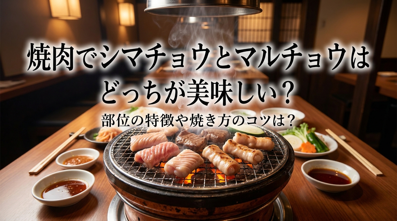 焼肉でシマチョウとマルチョウはどっちが美味しい?部位の特徴や焼き方のコツは?