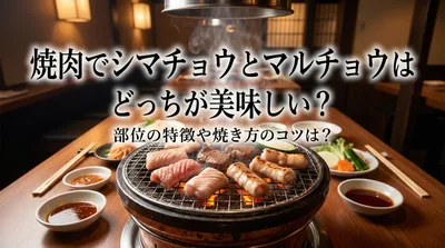 焼肉でシマチョウとマルチョウはどっちが美味しい？部位の特徴や焼き方のコツは？