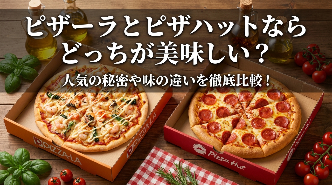 ピザーラとピザハットならどっちが美味しい?人気の秘密や味の違いを徹底比較!