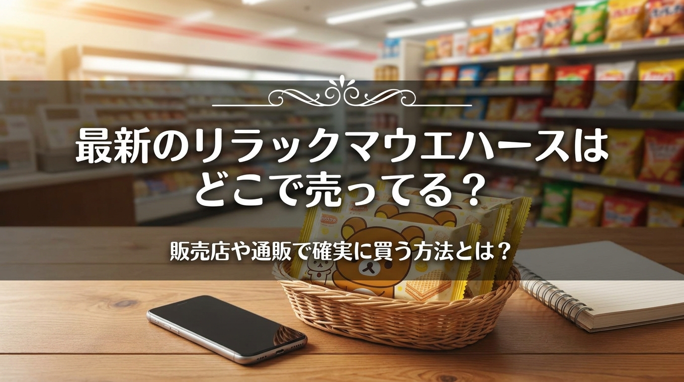 最新のリラックマウエハースはどこで売ってる?販売店や通販で確実に買う方法とは?