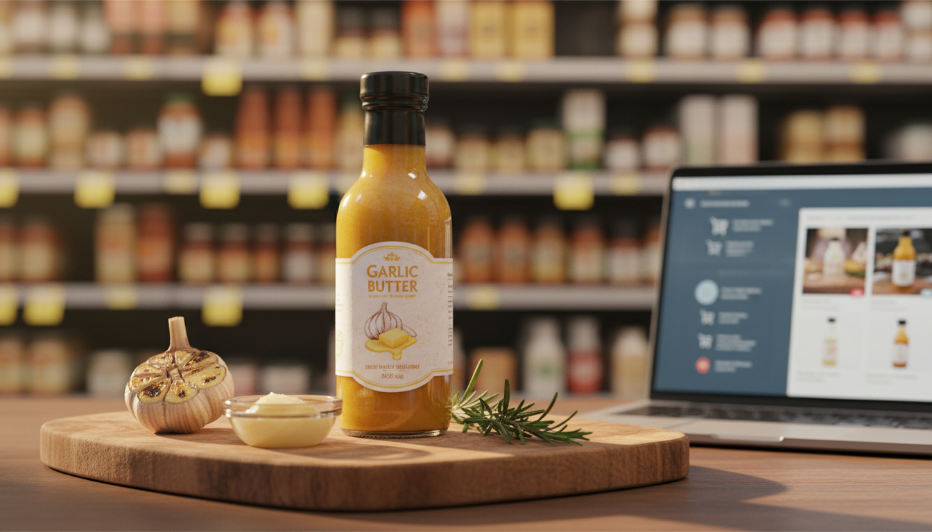 ガーリックバターソースは実店舗とネット通販の両方で買えます