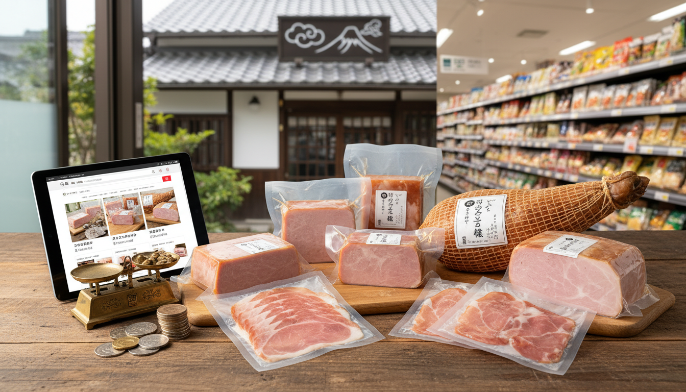 雲仙ハムは直営店・スーパー・通販で購入できます