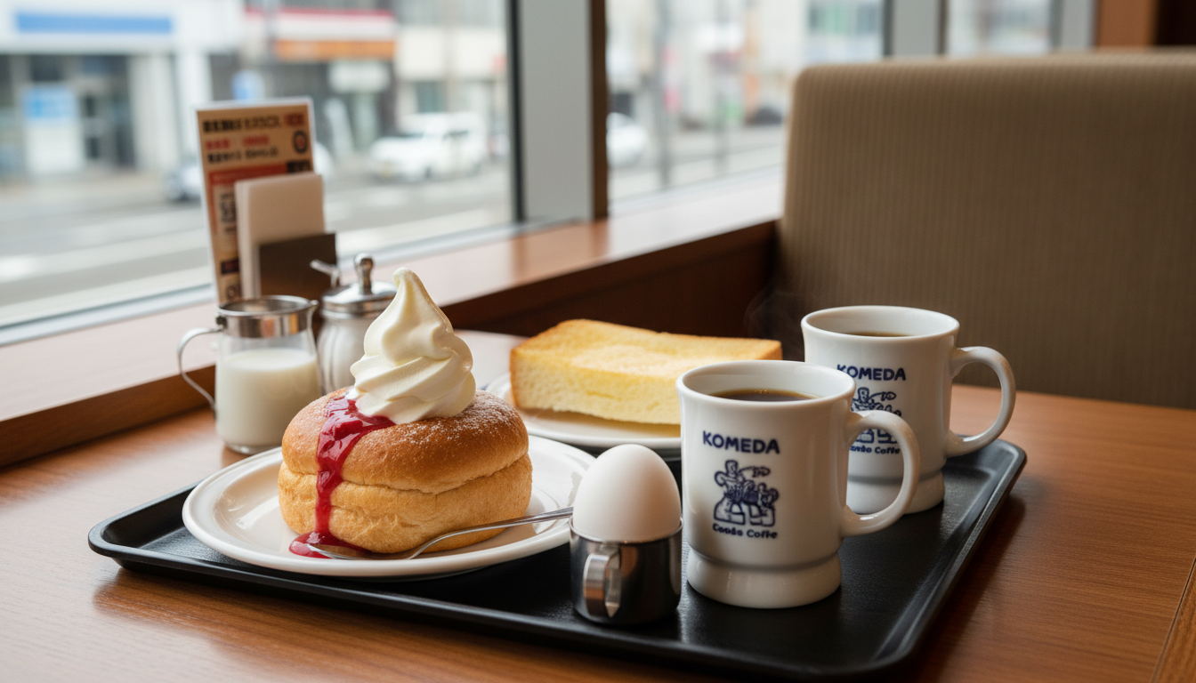 コメダ珈琲モーニングのおかわりは基本的に有料です