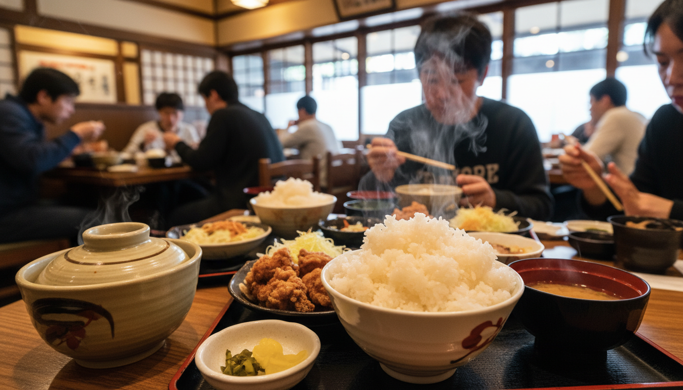 ご飯おかわり自由のチェーン店はコスパ最強の選択肢