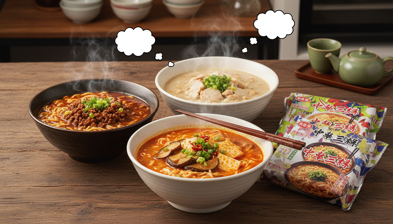 中華三昧で一番美味しいのは「榮林 酸辣湯麺」