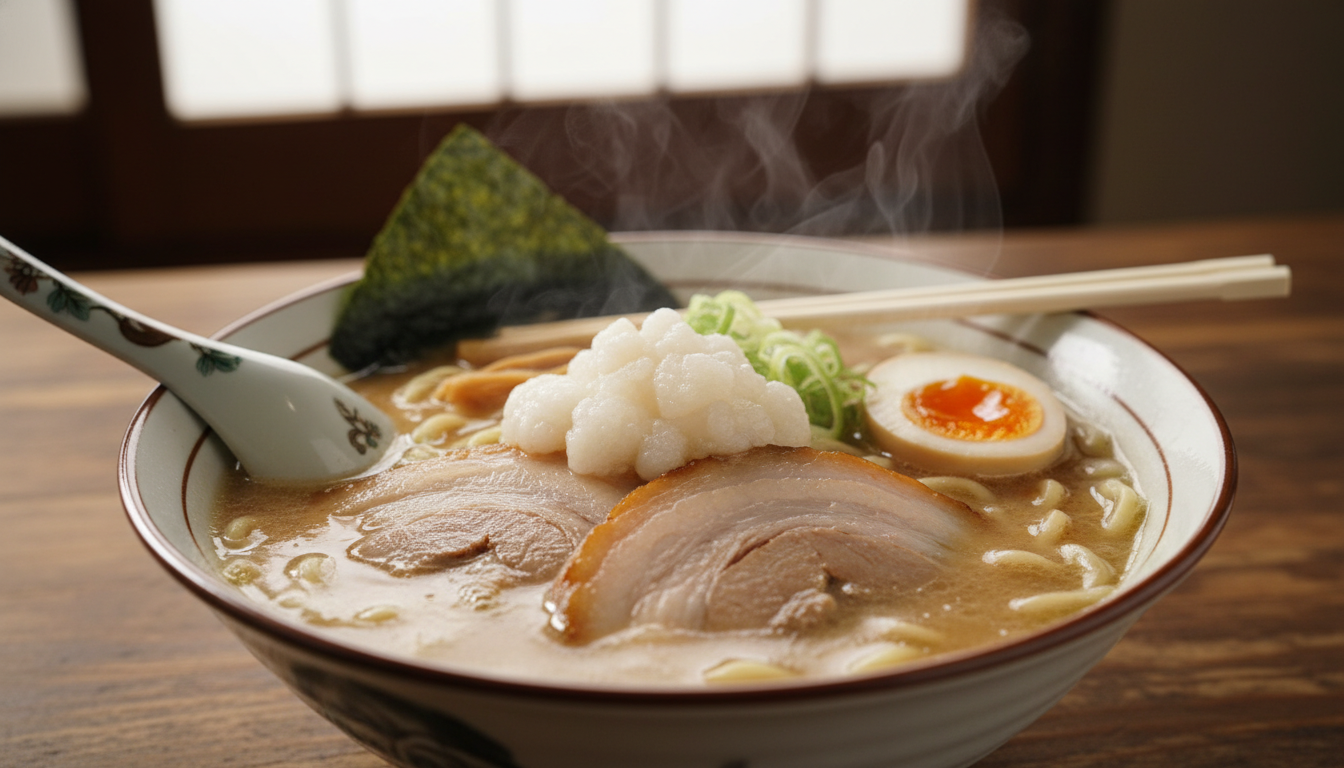 山岡家の背脂変更とはラードを豚の背脂に差し替える有料オプションのこと
