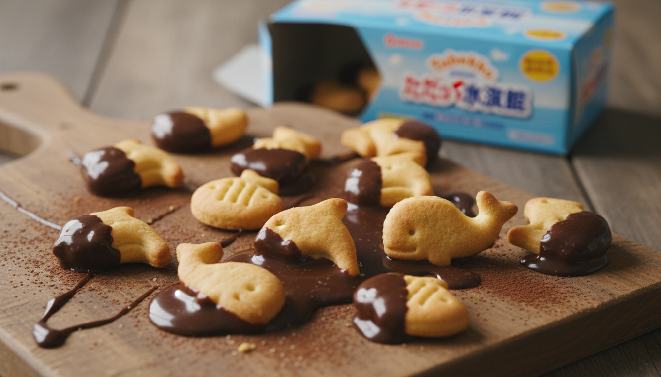たべっ子水族館がうますぎる理由は「ビスケットとチョコの完璧な一体感」にあります