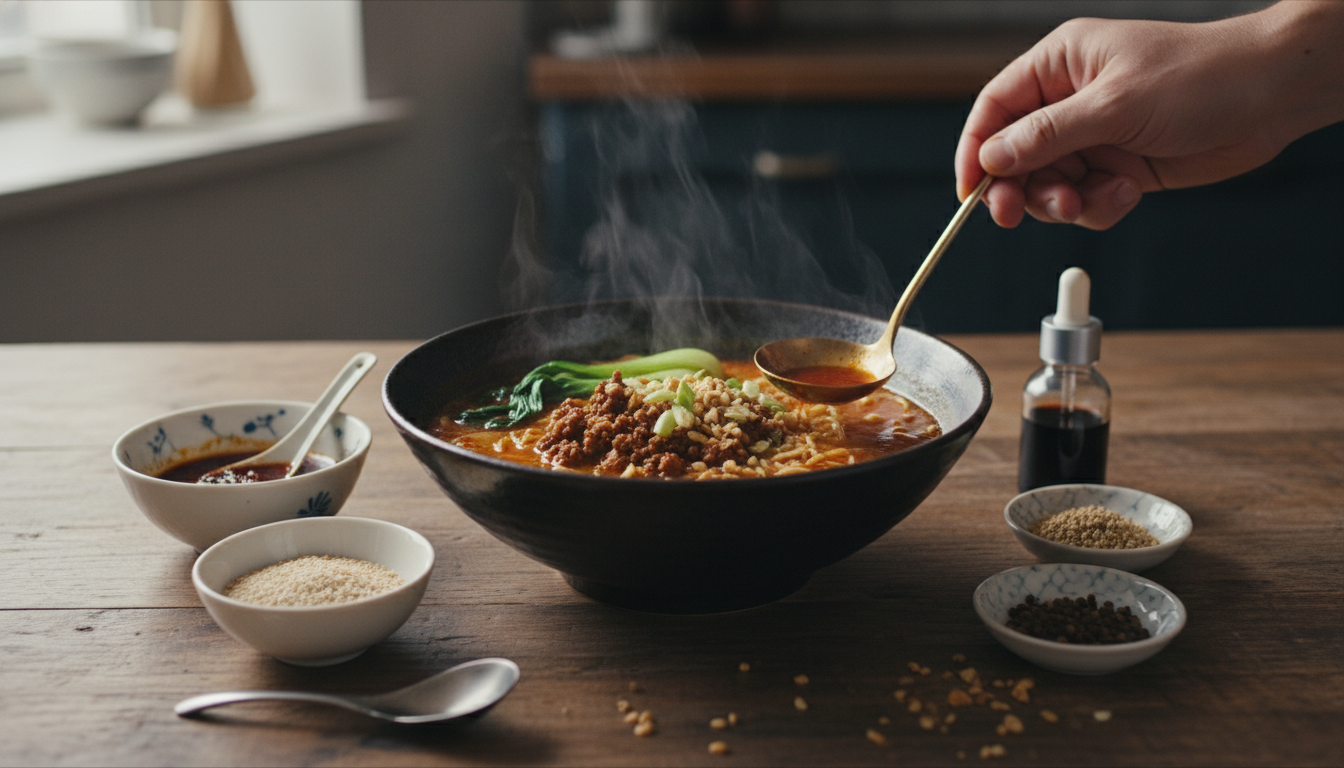 担々麺は「ちょい足し」で未体験の美味しさに出会える料理