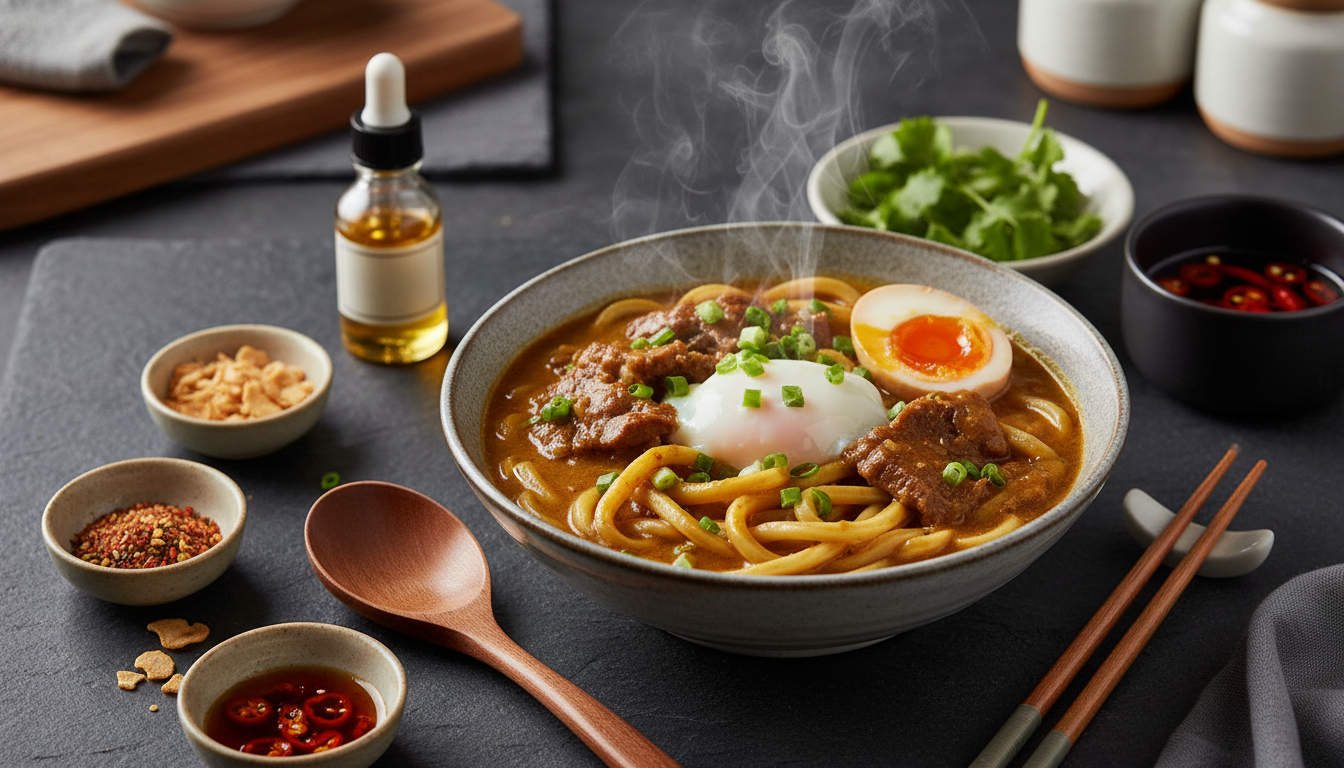 ちょい足し調味料でカレーうどんがプロの味に進化する理由