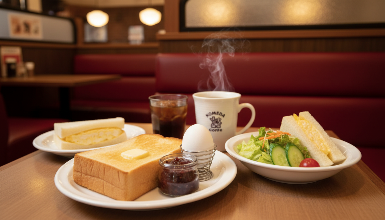 コメダ珈琲のモーニングが足りないと感じるのは「軽食」としての設定だから?