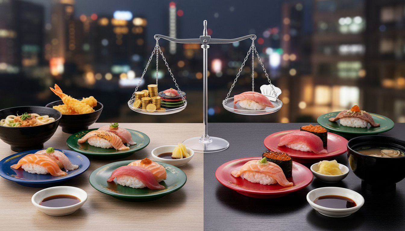 「どっちが美味しい」の答えは「味重視ならスシロー、コスパ・一部ネタならはま寿司」