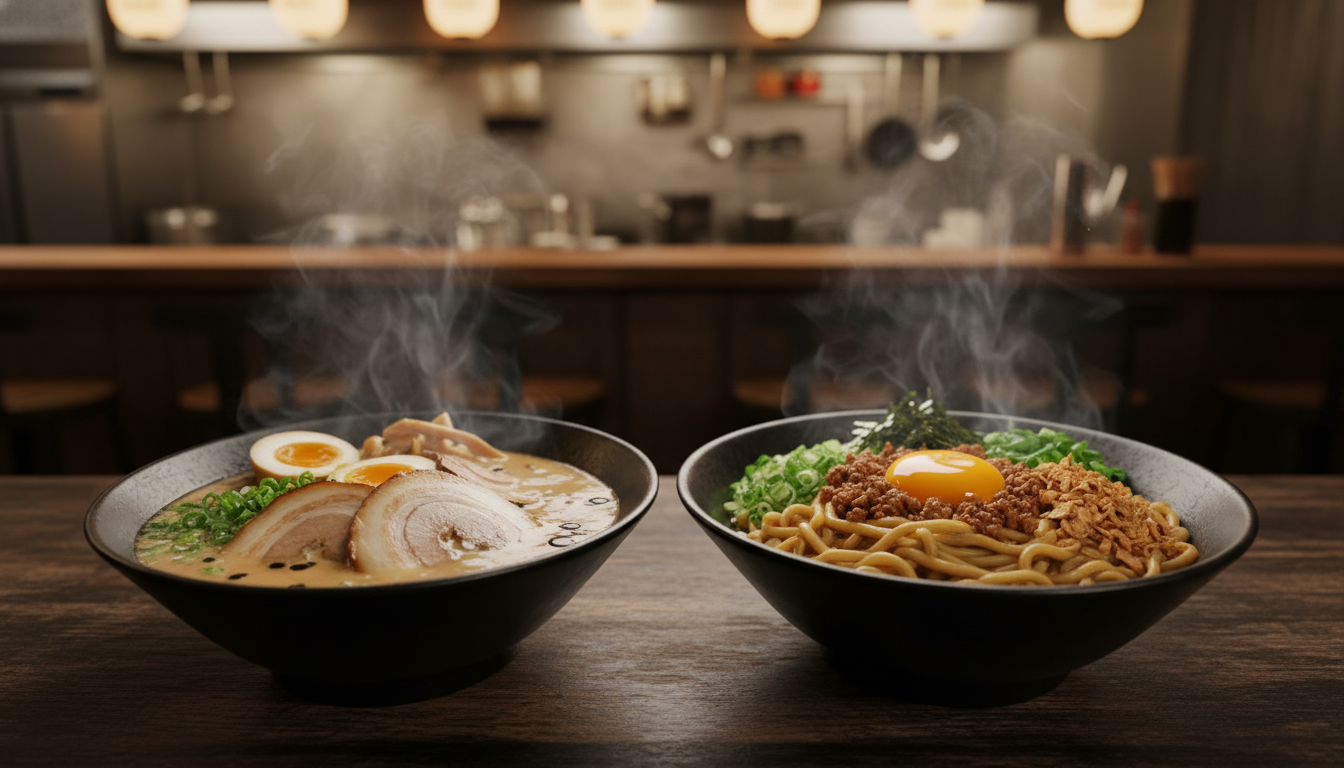結論!ジャンクな刺激なら「汁なし」、王道の安心感なら「ラーメン」がおすすめです