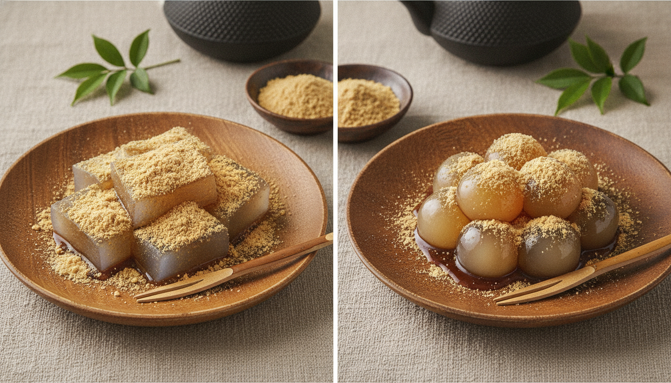 葛餅とわらび餅はどっちが美味しい?結論は「好みの食感」で決まります!