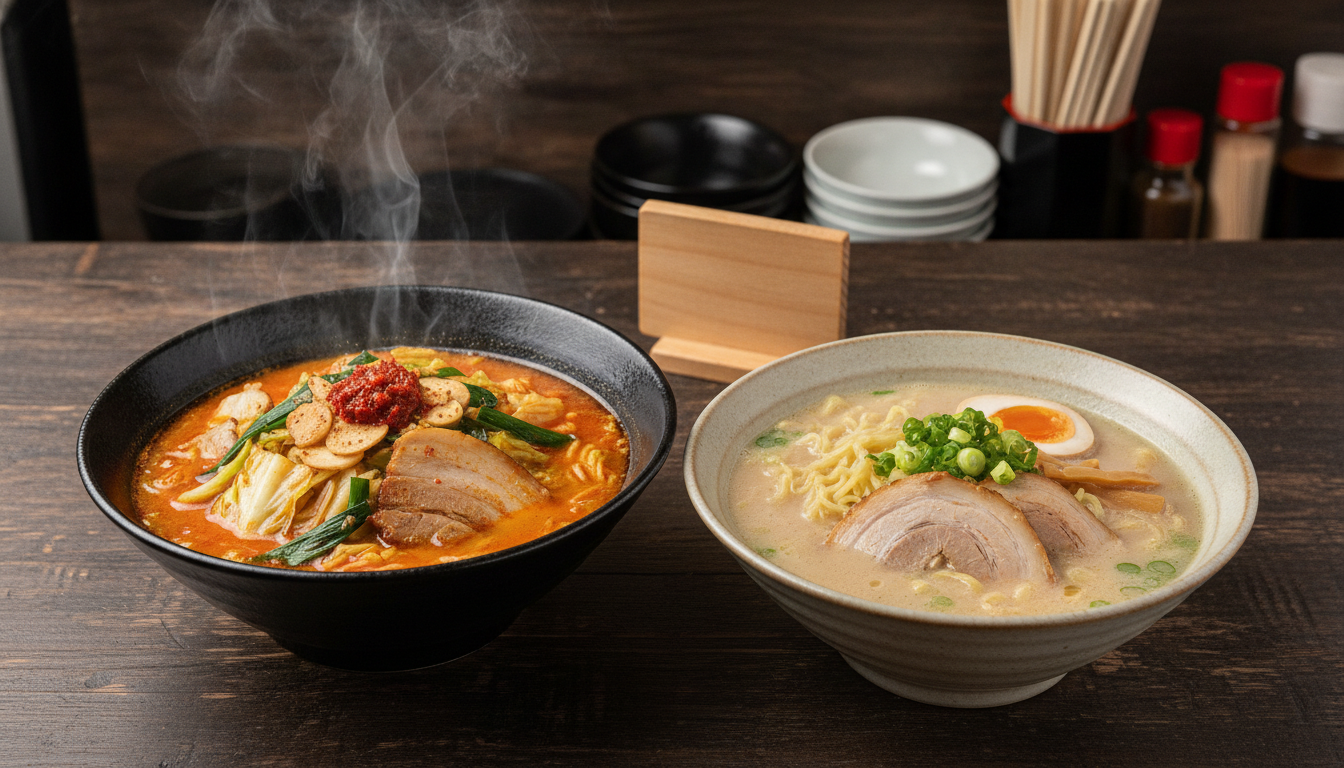 パンチの彩華か、まろやかの天スタか、どっちが美味しいかは好み次第です