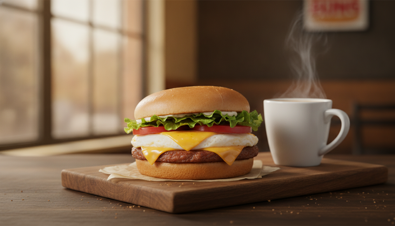バーガーキングの朝メニューは毎日10時30分まで！