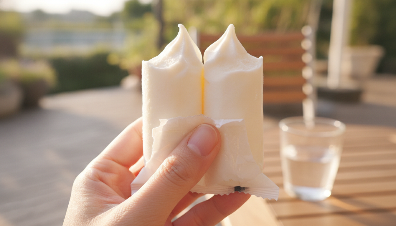 パピコの先端を食べてはいけないという公式な禁止事項は一切ありません